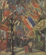 Vincent Van Gogh The Fourteenth of July Celebration in Paris (nn04) China oil painting reproduction